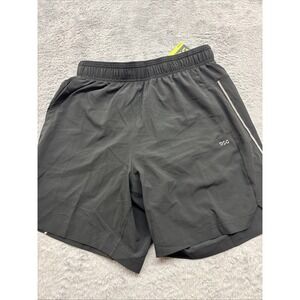 Men's DSG Black Stride‎ Run Shorts 7" Size Small Built In Brief New